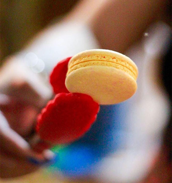 Macaron de brigadeiro