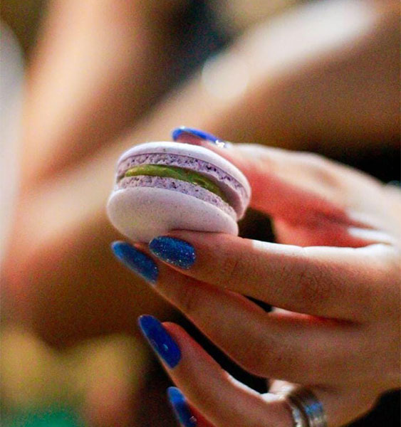 Macaron sabor pistache